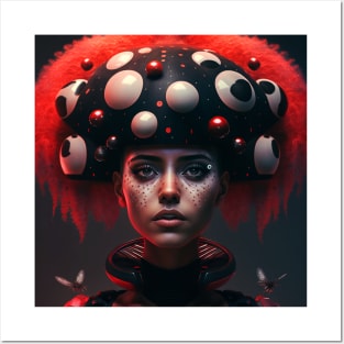 Mushroom girl 29 Posters and Art